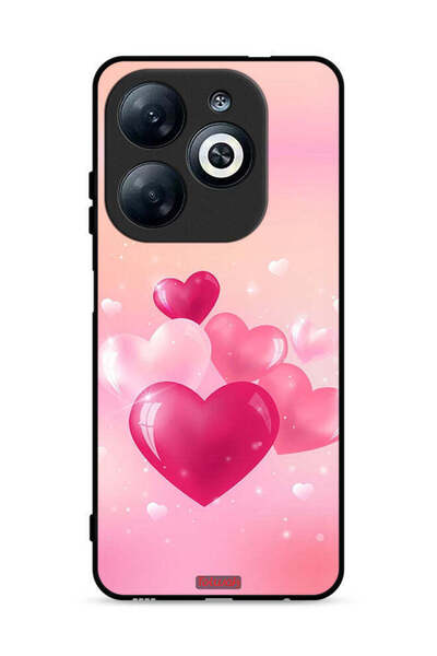 Tolwak غطاء حماية لهاتف إنفينيكس سمارت 8 4G برسومات قلوب جميلة