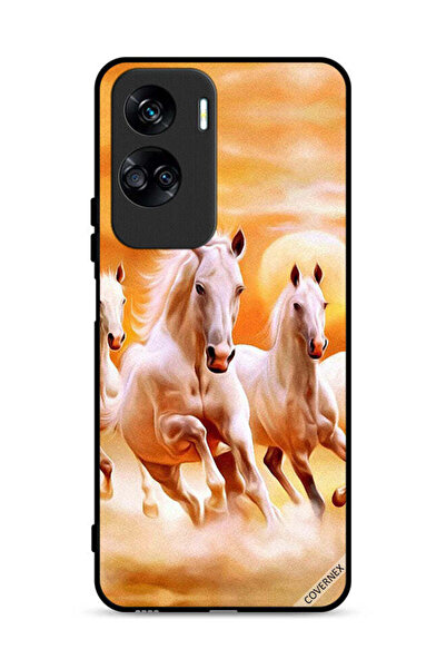 Covernex غطاء حماية لهاتف Honor 90 Lite 5G بتصميم خيول تركض