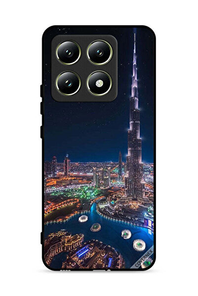 Covernex غطاء حماية لهاتف شاومي 14T 5G بمنظر ليلي لوسط المدينة