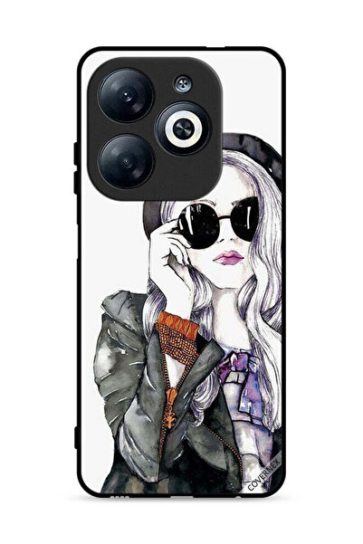 Covernex Infinix Smart 8 4G Protective Case Cover Stylish Cute Girl