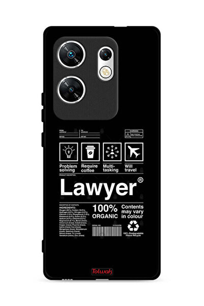 Tolwak غطاء حماية لهاتف Infinix Zero 30 4G بملصق محامٍ