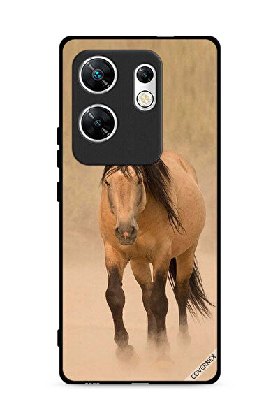 Covernex غطاء حماية لهاتف Infinix Zero 30 4G بتصميم سباق الخيل