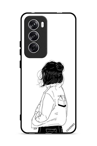 Covernex غطاء حماية Oppo Reno12 5G فتاة تفكر بعمق كبير