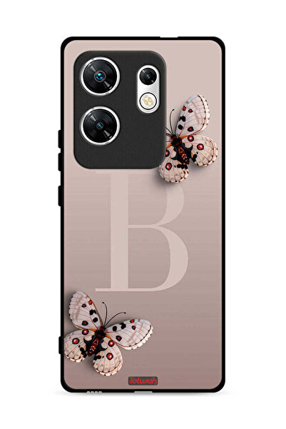 Tolwak غطاء حماية لهاتف Infinix Zero 30 4G بنقشة فراشات