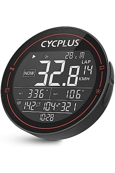 CYCPLUS GPS Bike Computer M2, Wireless Cycling Computer, ANT+ Bluetooth Mini Speedometer Odometer