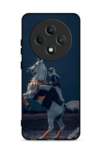 Covernex غطاء حماية لهاتف Oppo Reno12 F 4G، شاب على حصان