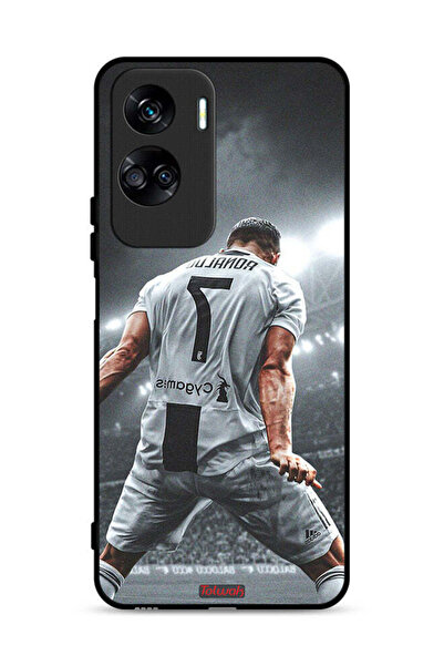 Tolwak غطاء حماية لهاتف Honor 90 Lite 5G بطبعة احتفال كريستيانو رونالدو