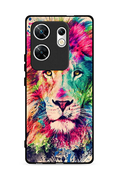 Covernex غطاء حماية لهاتف Infinix Zero 30 4G بطبعة أسد