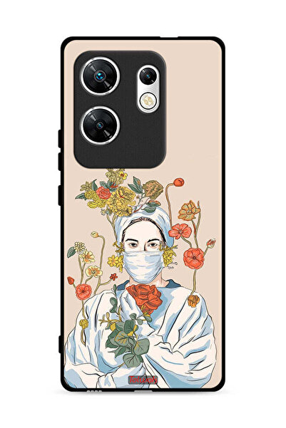 Tolwak غطاء حماية لهاتف Infinix Zero 30 4G بطبعة ممرضة