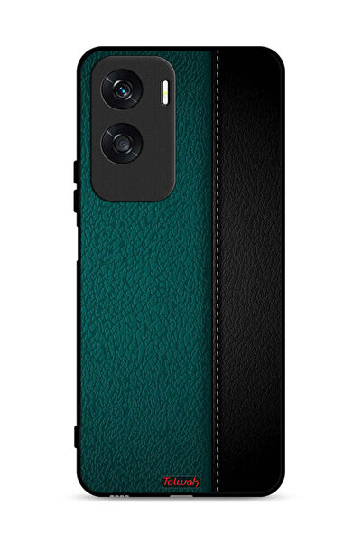 Tolwak غطاء حماية جلدي بنقشة جلد لهاتف Honor X50i 5G