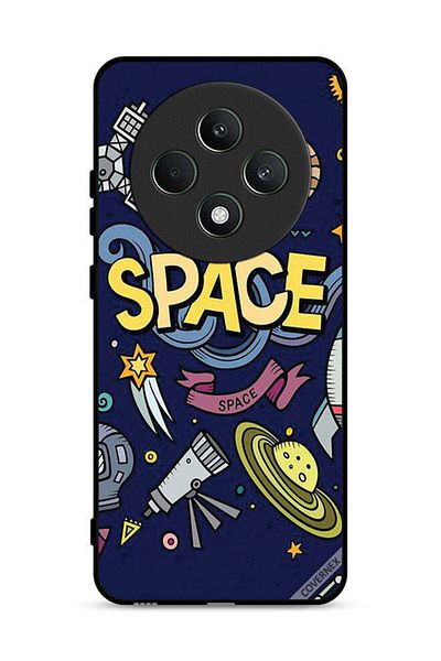 Covernex غطاء حماية لهاتف Oppo Reno12 F 4G برسومات فنية فضائية