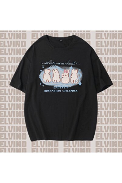 Harajuku Style Γυναικεία ρούχα με θέμα το μαύρο κουνέλι, σε μεγάλο μέγεθος