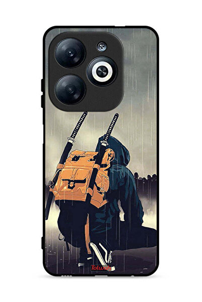 Tolwak غطاء حماية لهاتف Infinix Smart 8 4G، رسمة سيف ساموراي رقمية