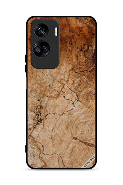 Covernex غطاء حماية لهاتف Honor 90 Lite 5G بنمط خشبي عتيق