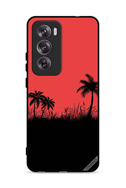 Covernex غطاء حماية لهاتف Oppo Reno12 Pro 5G، أشجار التمر