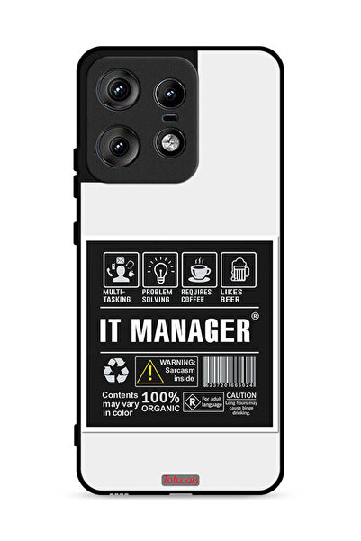 Tolwak غطاء حماية لهاتف موتورولا إيدج 50 برو 5G، ملصق إدارة تكنولوجيا المعلومات