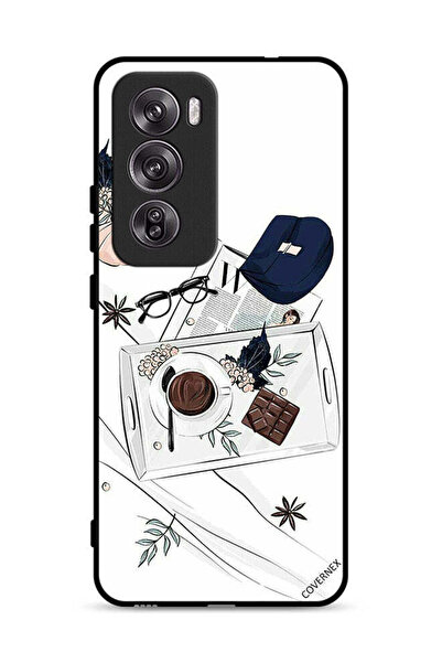 Covernex غطاء حماية Oppo Reno12 Pro 5G بتصميم فن القهوة والشوكولاتة
