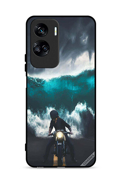 Covernex غطاء حماية لهاتف Honor 90 Lite 5G برسومات موجة مائية