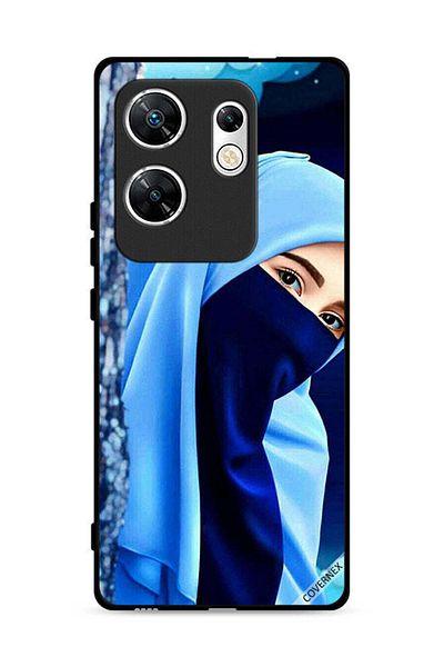 Covernex غطاء حماية لهاتف Infinix Zero 30 4G بنقشة فتاة محجبة