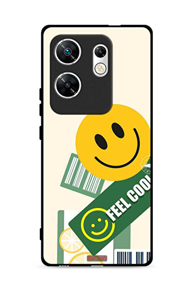 Tolwak غطاء حماية لهاتف Infinix Zero 30 4G بملصق Feel Cool