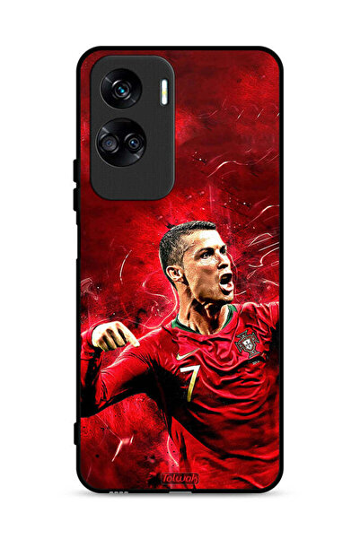 Tolwak غطاء حماية لهاتف Honor 90 Lite 5G بنقشة كريستيانو رونالدو