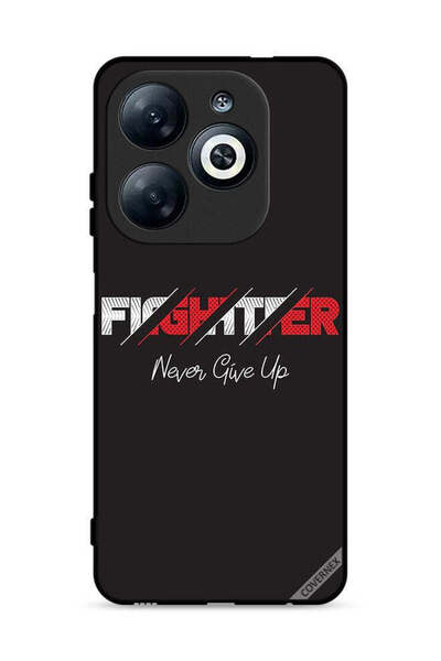 Covernex Infinix Smart 8 4G Protective Case Cover Fighter Never Give Up