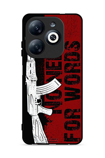 Tolwak غطاء حماية لهاتف Infinix Smart 8 4G لا داعي للكلمات