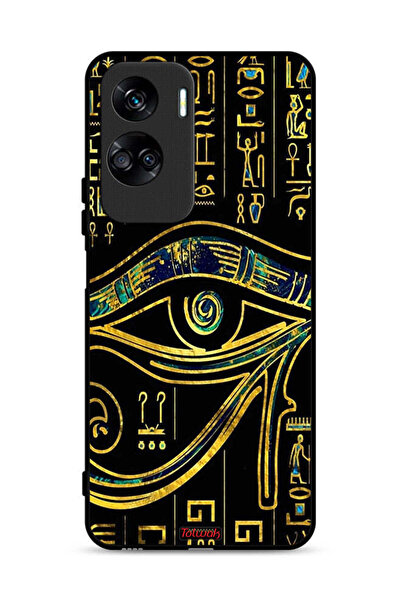 Tolwak غطاء حماية لهاتف Honor 90 Lite 5G بتصميم عين فنية