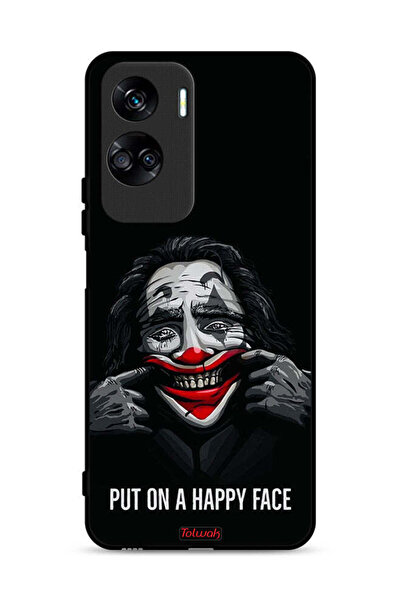 Tolwak غطاء حماية لهاتف Honor 90 Lite 5G بوجه سعيد