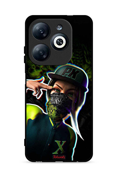 Tolwak غطاء حماية لهاتف إنفينيكس سمارت 8 4G برسومات فنية جمالية للبنات