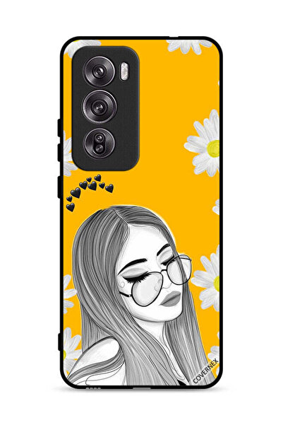 Covernex جراب واقٍ لهاتف Oppo Reno12 Pro 5G، نظارات، فن فتاة