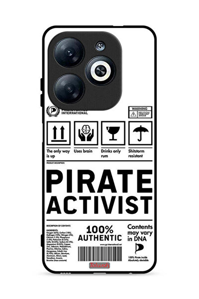 Tolwak غطاء حماية لهاتف Infinix Smart 8 4G، ملصق ناشط خاص