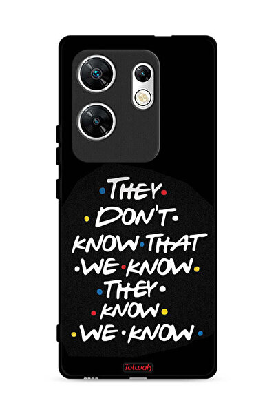 Tolwak غطاء حماية لهاتف Infinix Zero 30 4G لا يعرفون ما نعرفه يعرفون أننا نعرفه