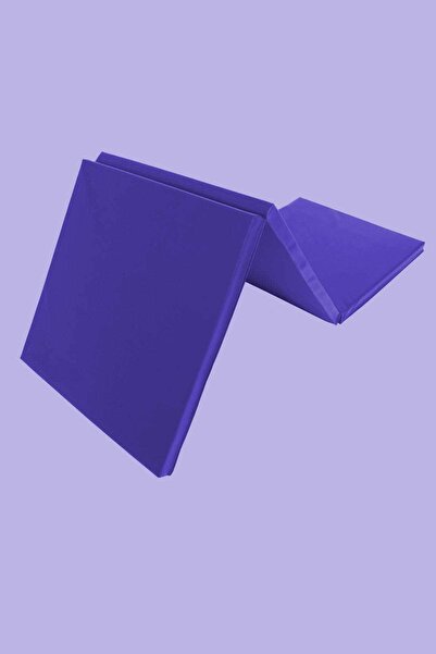 RevuBaby Üç Katlı Katlanabilir Kalın Spor Egzersiz Matı Temel Egzersiz Minderi Pilates Minderi 4CM Kalınlık