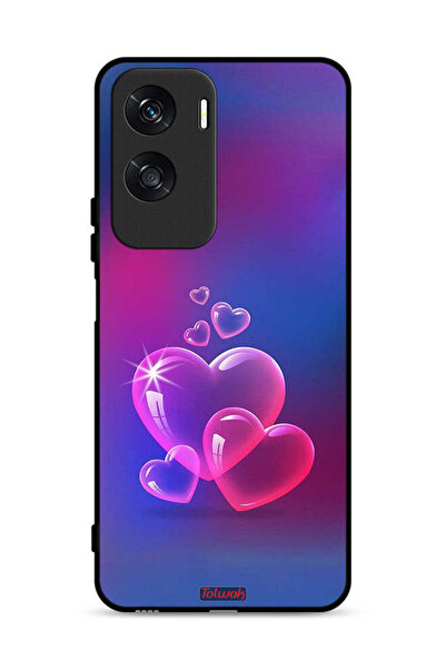 Tolwak غطاء حماية لهاتف Honor X50i 5G بنقشة قلوب الماء
