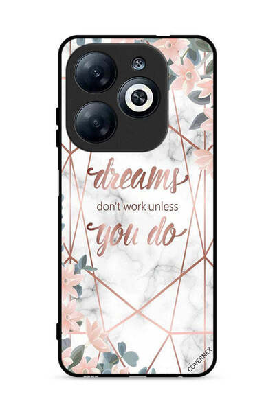 Covernex Infinix Smart 8 4G Protective Case Cover Dreams Don't Work Unless Yo...