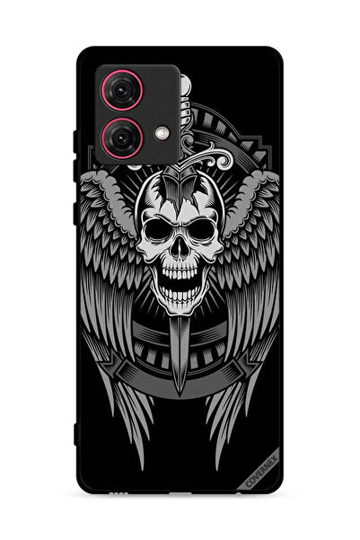 Covernex Motorola Moto G84 5G Protective Case Cover Skull Have Eagle Wings