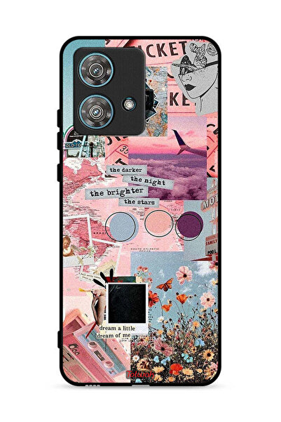 Tolwak غطاء حماية لهاتف موتورولا إيدج 40 نيو 5G - الليل أظلم والنجوم أكثر إشر...