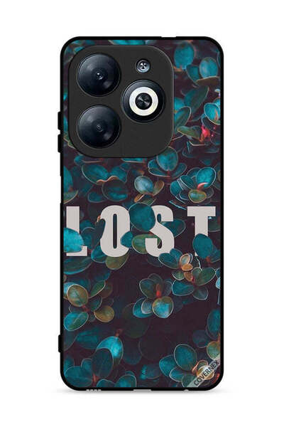 Covernex غطاء حماية لهاتف Infinix Smart 8 4G بطبعة Lost In Leaves