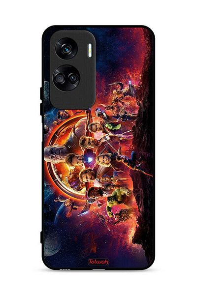 Tolwak غطاء حماية لهاتف Honor 90 Lite 5G بتصميم Avengers