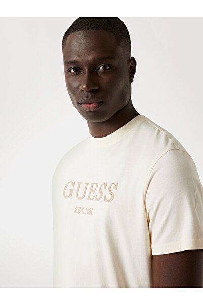 Guess Tricou pentru bărbați din jerseu cu croiala normală