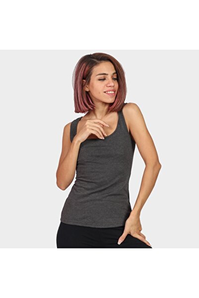 Nichii Women's Solid Tank Top with Wide Open Straps