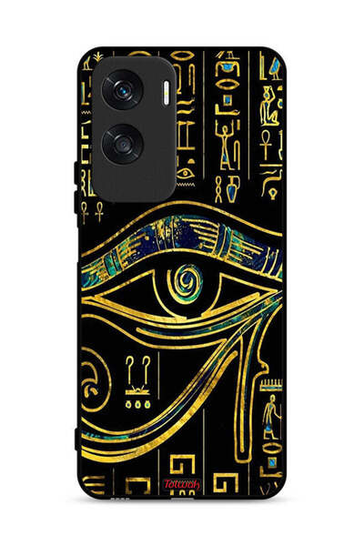 Tolwak غطاء حماية لهاتف Honor X50i 5G بتصميم عين فنية