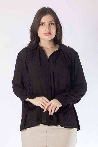 Nichii Women's Solid Long Sleeve Shirt