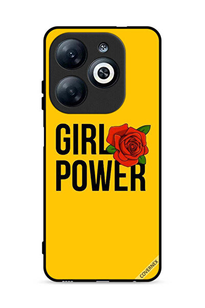 Covernex غطاء حماية لهاتف Infinix Smart 8 4G بتصميم Girl Power