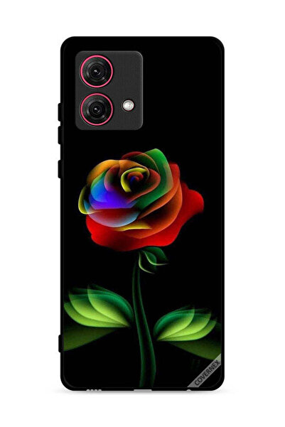 Covernex غطاء حماية لهاتف موتورولا موتو جي 84 5 جي - لون قوس قزح وردي