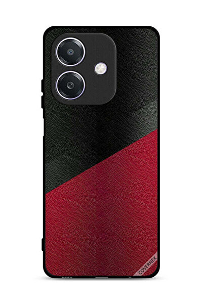 Covernex غطاء حماية جلدي بنمط هندسي لهاتف Oppo A3 5G