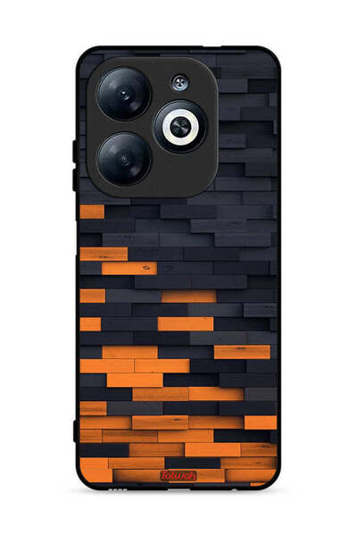 Tolwak غطاء حماية خشبي لهاتف Infinix Smart 8 4G