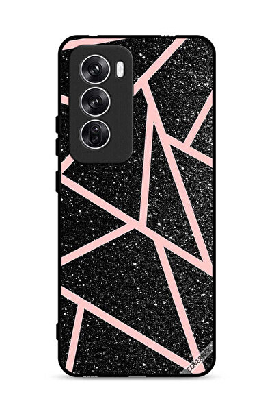 Covernex غطاء حماية لهاتف Oppo Reno12 5G بنقشة لامعة ومسارات