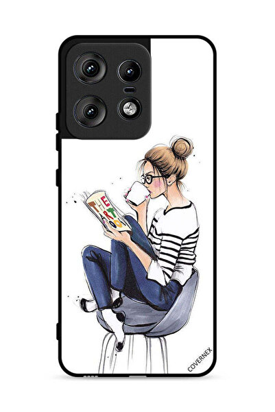 Covernex غطاء حماية لهاتف موتورولا إيدج 50 برو 5G - قراءة كتاب الفن